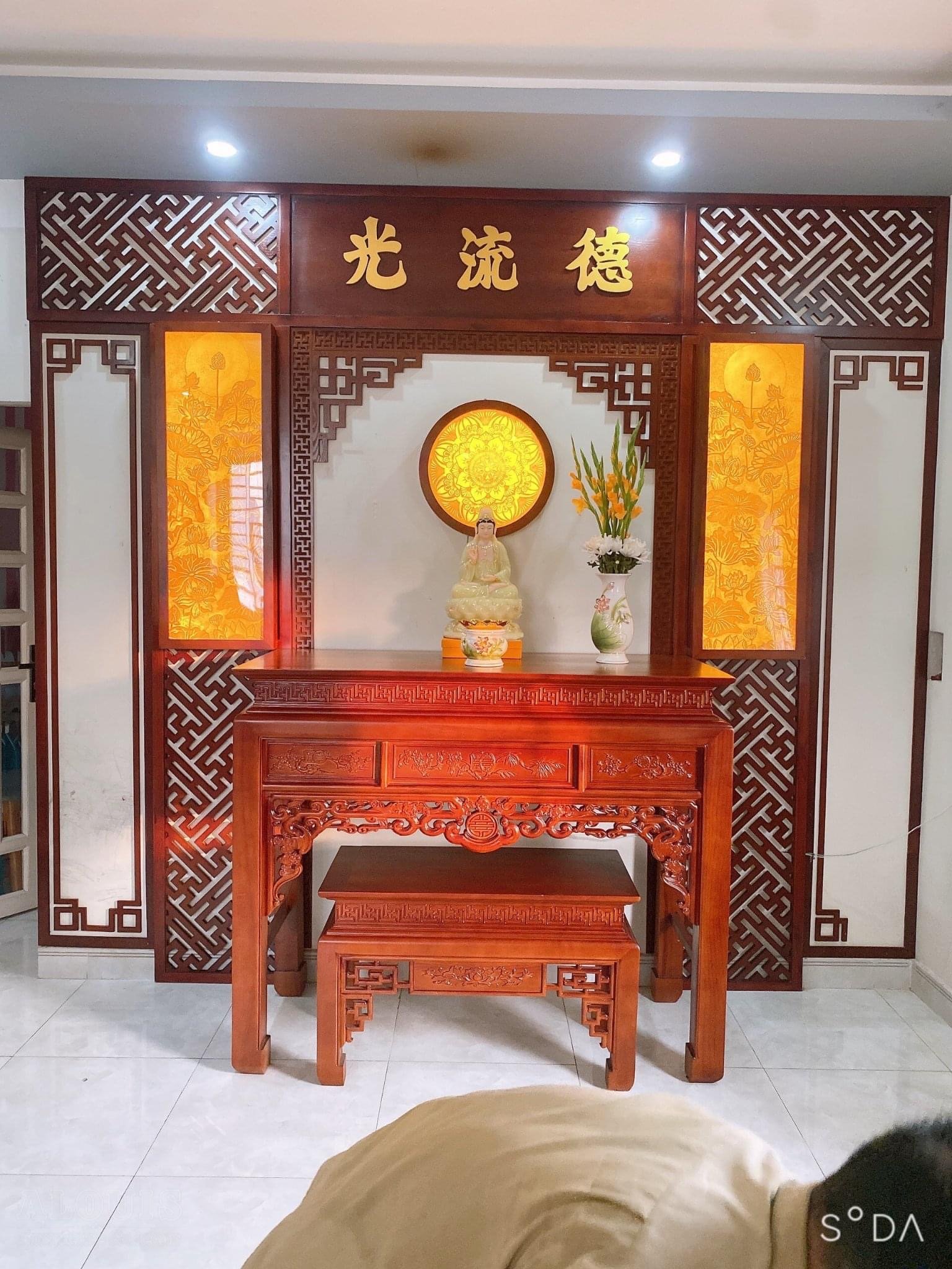 Mẫu Nội Thất Phòng Thờ - GIA TRƯỜNG AN thi công phòng thờ