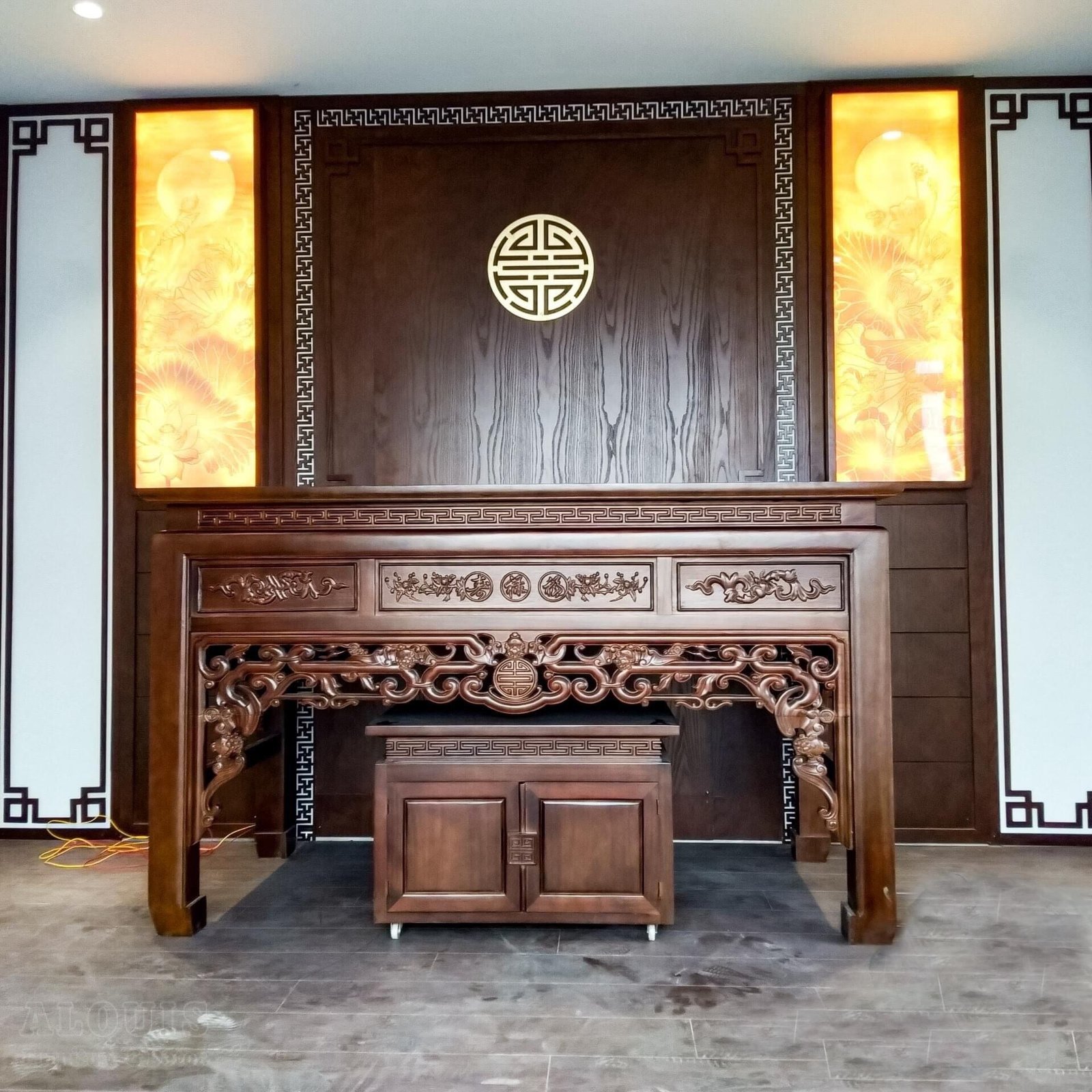 Mẫu Nội Thất Phòng Thờ - GIA TRƯỜNG AN thi công phòng thờ