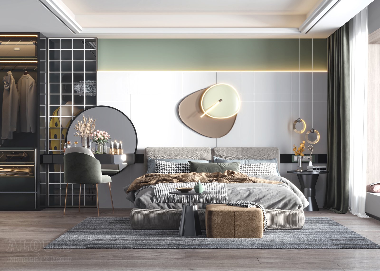 Mẫu thiết kế nội thất phòng ngủ - Nội thất GIA TRƯỜNG AN chuyên thi công nội thất phòng ngủ 102