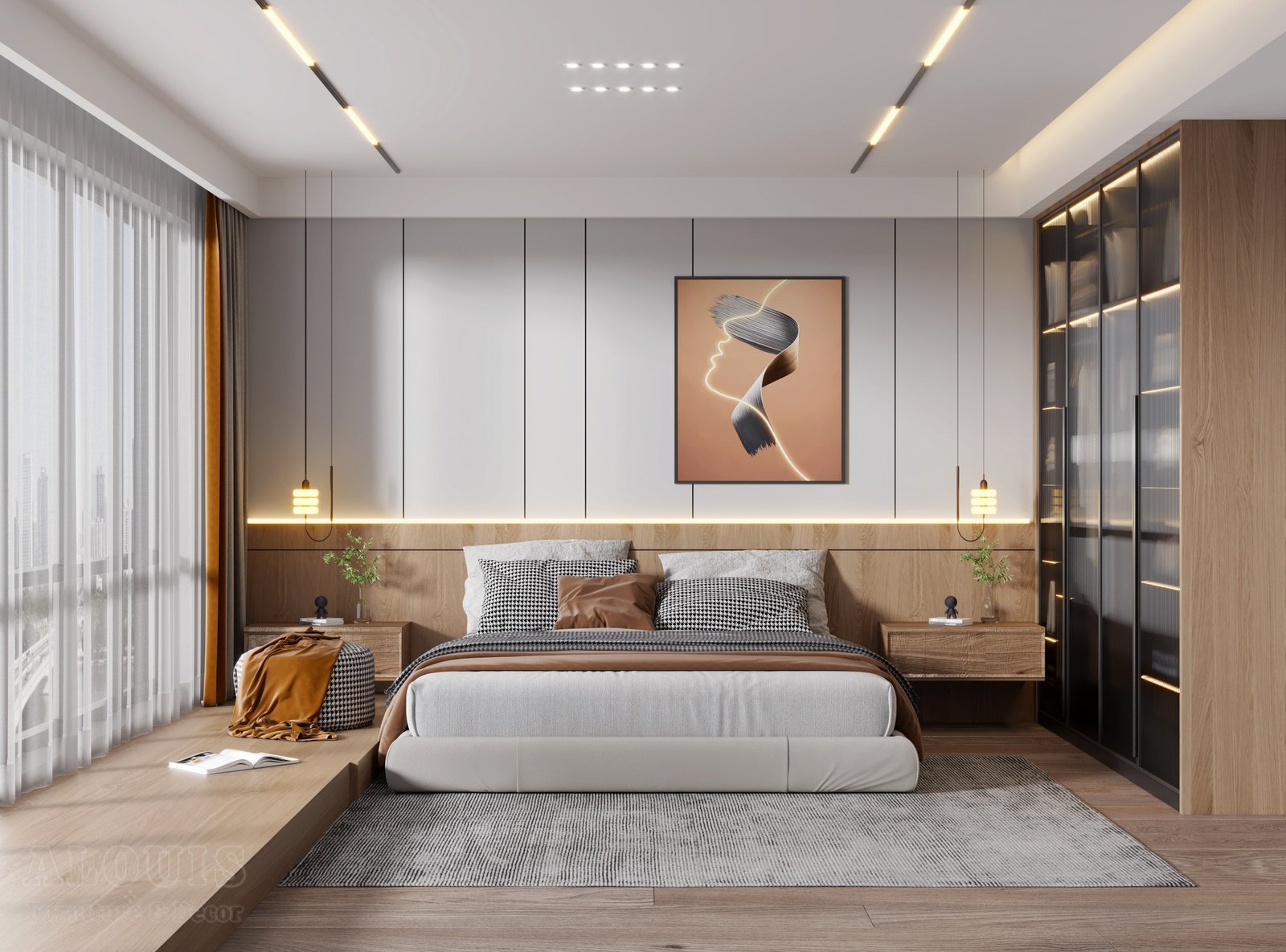 Mẫu thiết kế nội thất phòng ngủ - Nội thất GIA TRƯỜNG AN chuyên thi công nội thất phòng ngủ 11