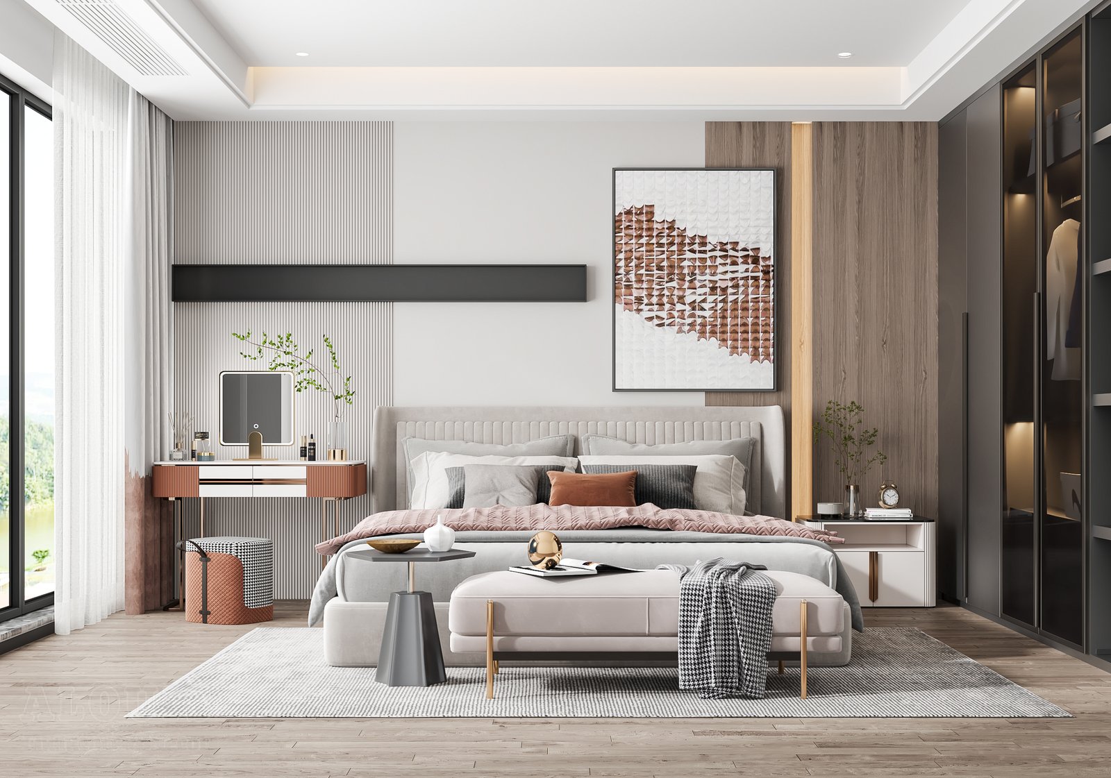 Mẫu thiết kế nội thất phòng ngủ - Nội thất GIA TRƯỜNG AN chuyên thi công nội thất phòng ngủ 116