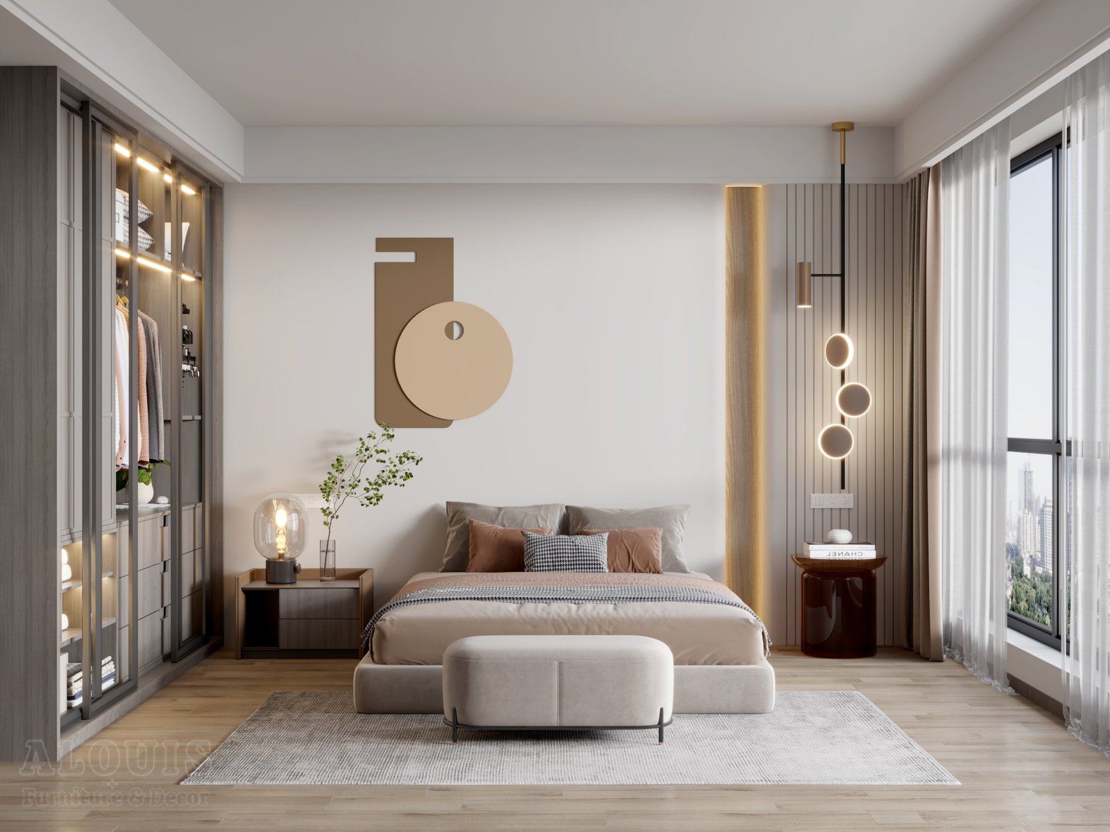 Mẫu thiết kế nội thất phòng ngủ - Nội thất GIA TRƯỜNG AN chuyên thi công nội thất phòng ngủ 120