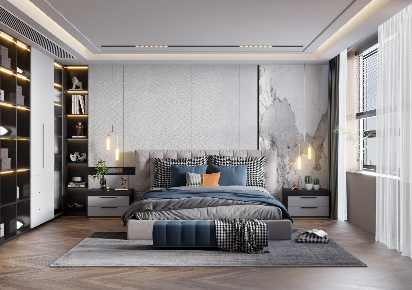 Mẫu thiết kế nội thất phòng ngủ - Nội thất GIA TRƯỜNG AN chuyên thi công nội thất phòng ngủ 125