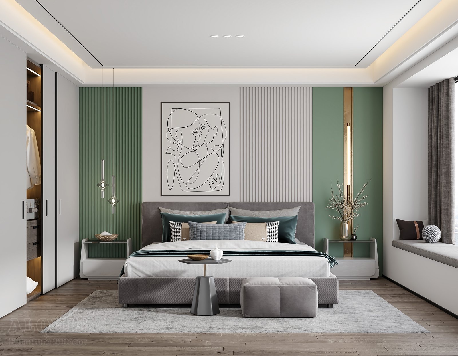 Mẫu thiết kế nội thất phòng ngủ - Nội thất GIA TRƯỜNG AN chuyên thi công nội thất phòng ngủ 129