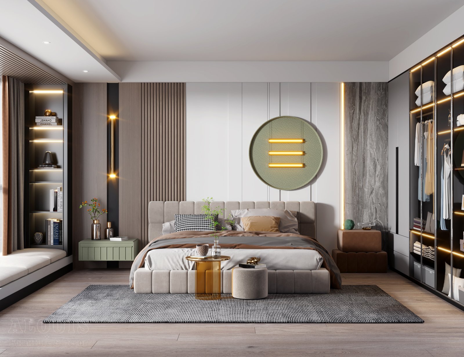 Mẫu thiết kế nội thất phòng ngủ - Nội thất GIA TRƯỜNG AN chuyên thi công nội thất phòng ngủ 132