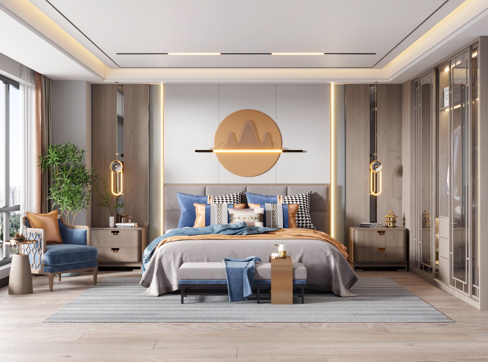 Mẫu thiết kế nội thất phòng ngủ - Nội thất GIA TRƯỜNG AN chuyên thi công nội thất phòng ngủ 136