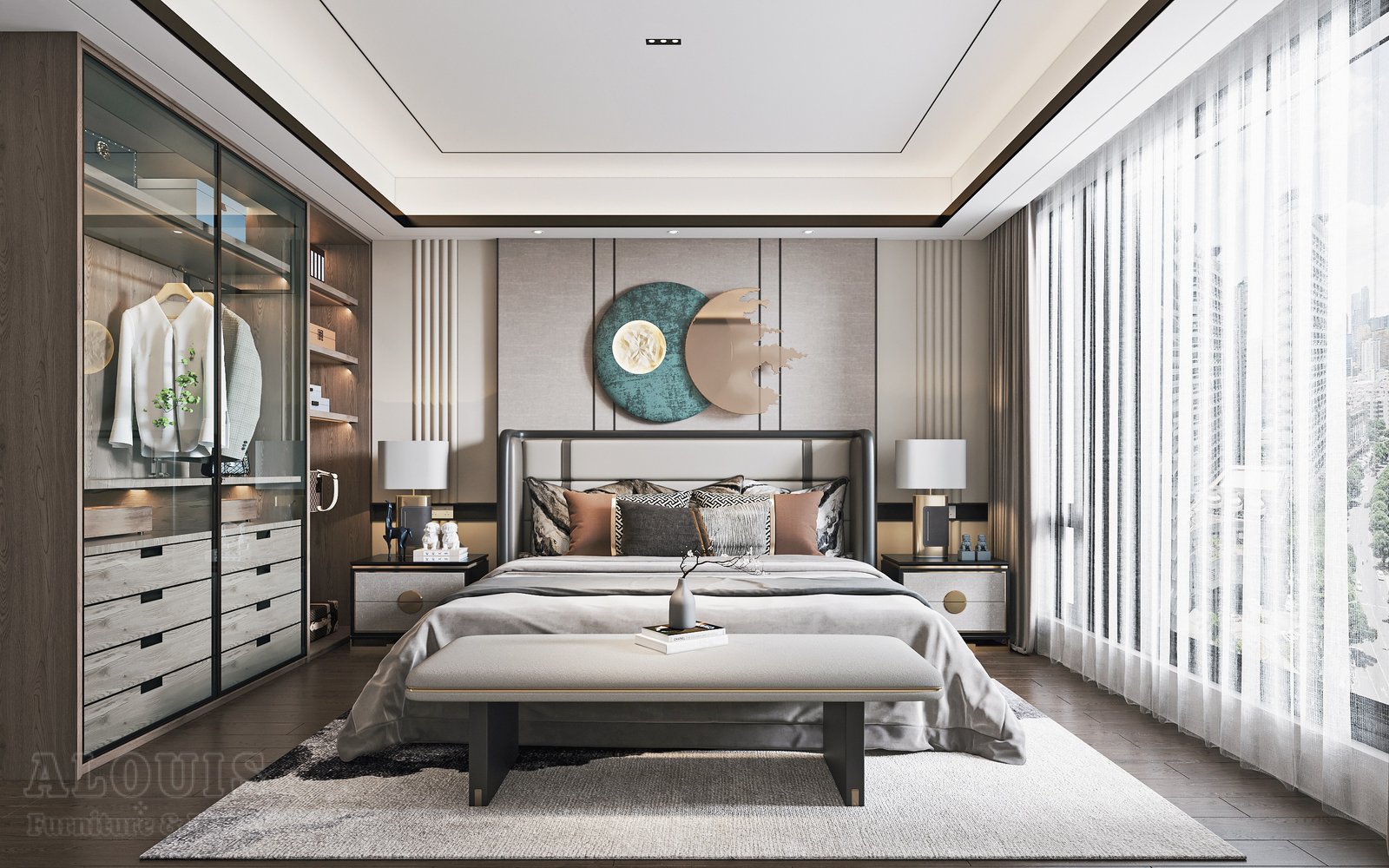 Mẫu thiết kế nội thất phòng ngủ - Nội thất GIA TRƯỜNG AN chuyên thi công nội thất phòng ngủ 140