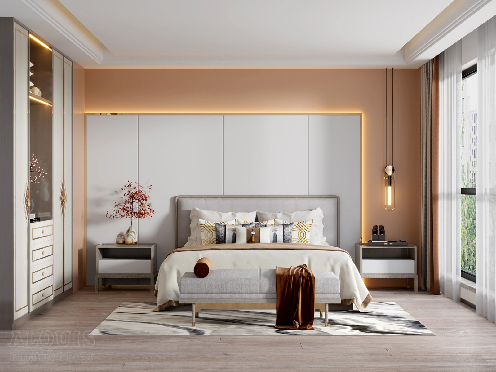 Mẫu thiết kế nội thất phòng ngủ - Nội thất GIA TRƯỜNG AN chuyên thi công nội thất phòng ngủ 148