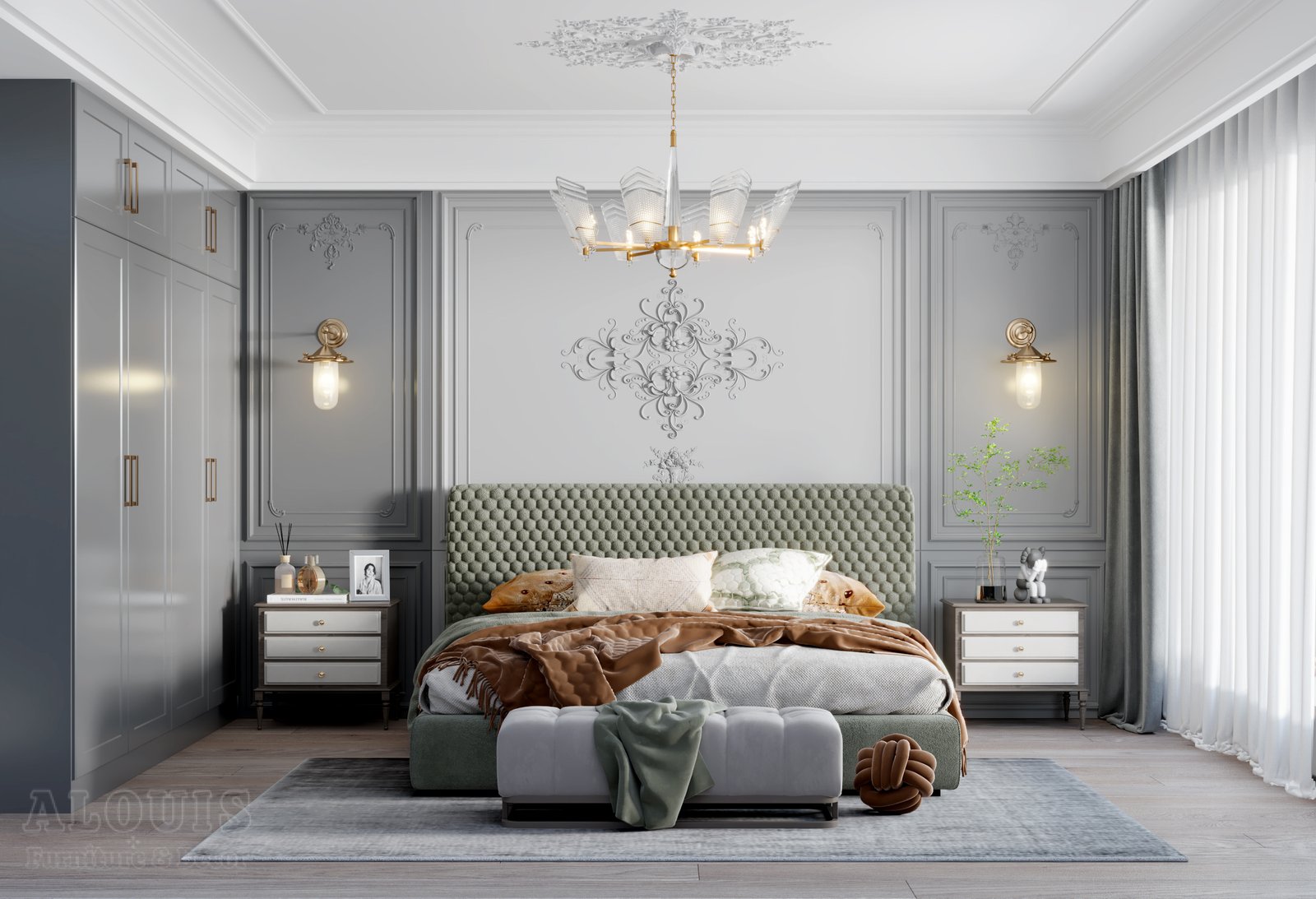 Mẫu thiết kế nội thất phòng ngủ - Nội thất GIA TRƯỜNG AN chuyên thi công nội thất phòng ngủ 149