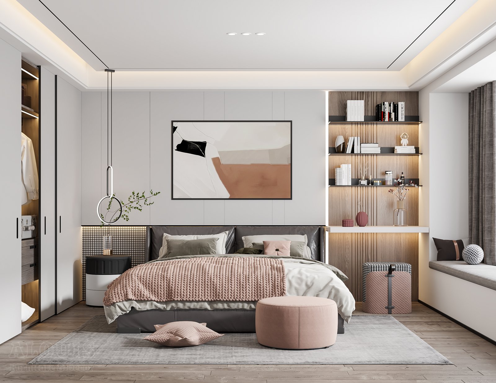 Mẫu thiết kế nội thất phòng ngủ - Nội thất GIA TRƯỜNG AN chuyên thi công nội thất phòng ngủ 62