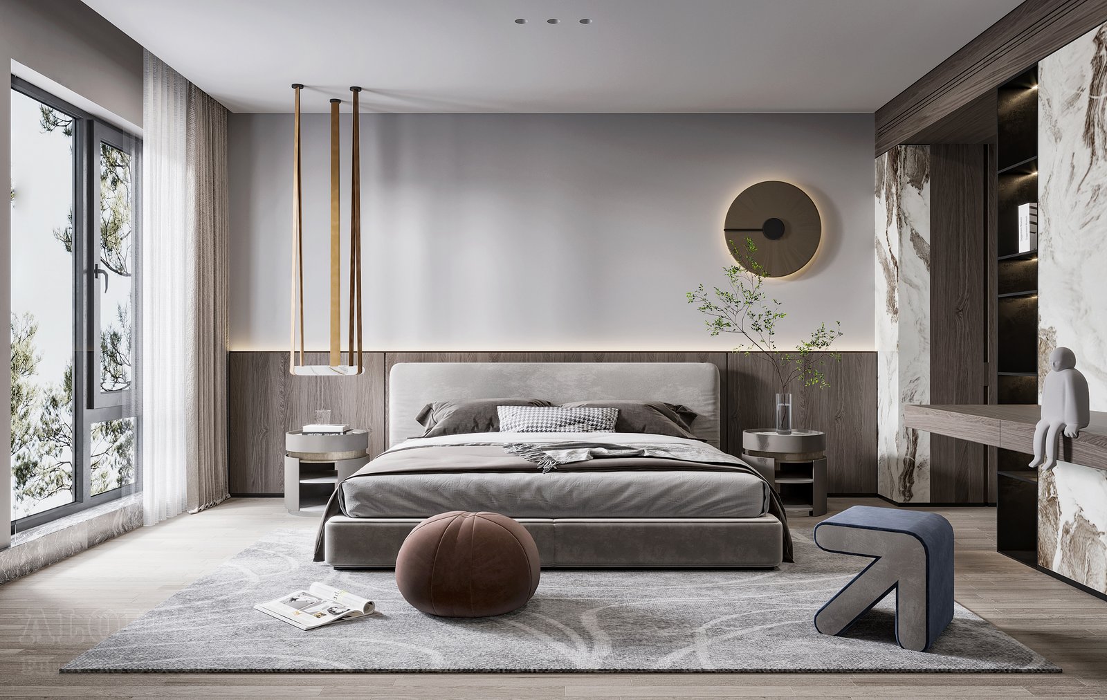 Mẫu thiết kế nội thất phòng ngủ - Nội thất GIA TRƯỜNG AN chuyên thi công nội thất phòng ngủ 63