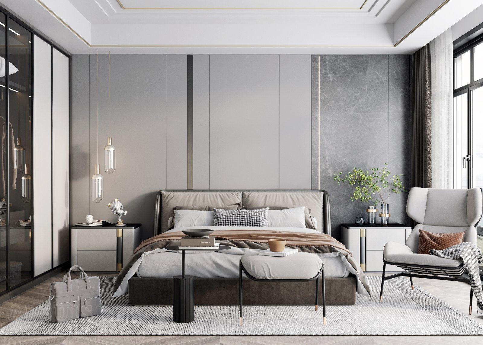 Mẫu thiết kế nội thất phòng ngủ - Nội thất GIA TRƯỜNG AN chuyên thi công nội thất phòng ngủ 76