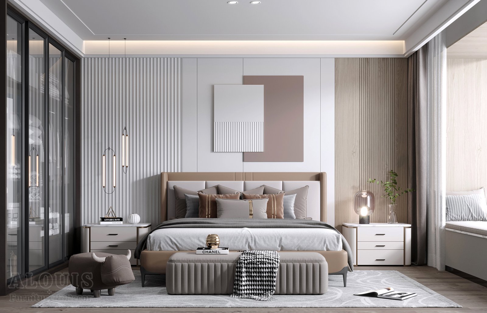 Mẫu thiết kế nội thất phòng ngủ - Nội thất GIA TRƯỜNG AN chuyên thi công nội thất phòng ngủ 81