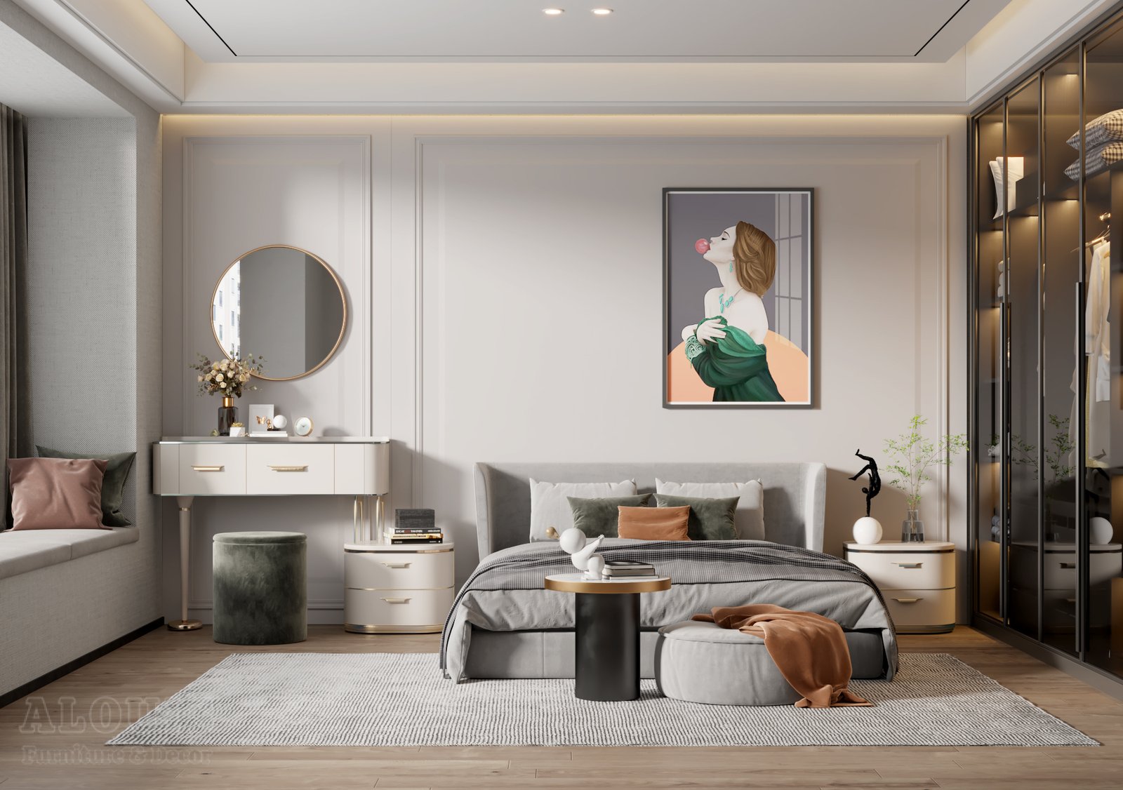 Mẫu thiết kế nội thất phòng ngủ - Nội thất GIA TRƯỜNG AN chuyên thi công nội thất phòng ngủ 94