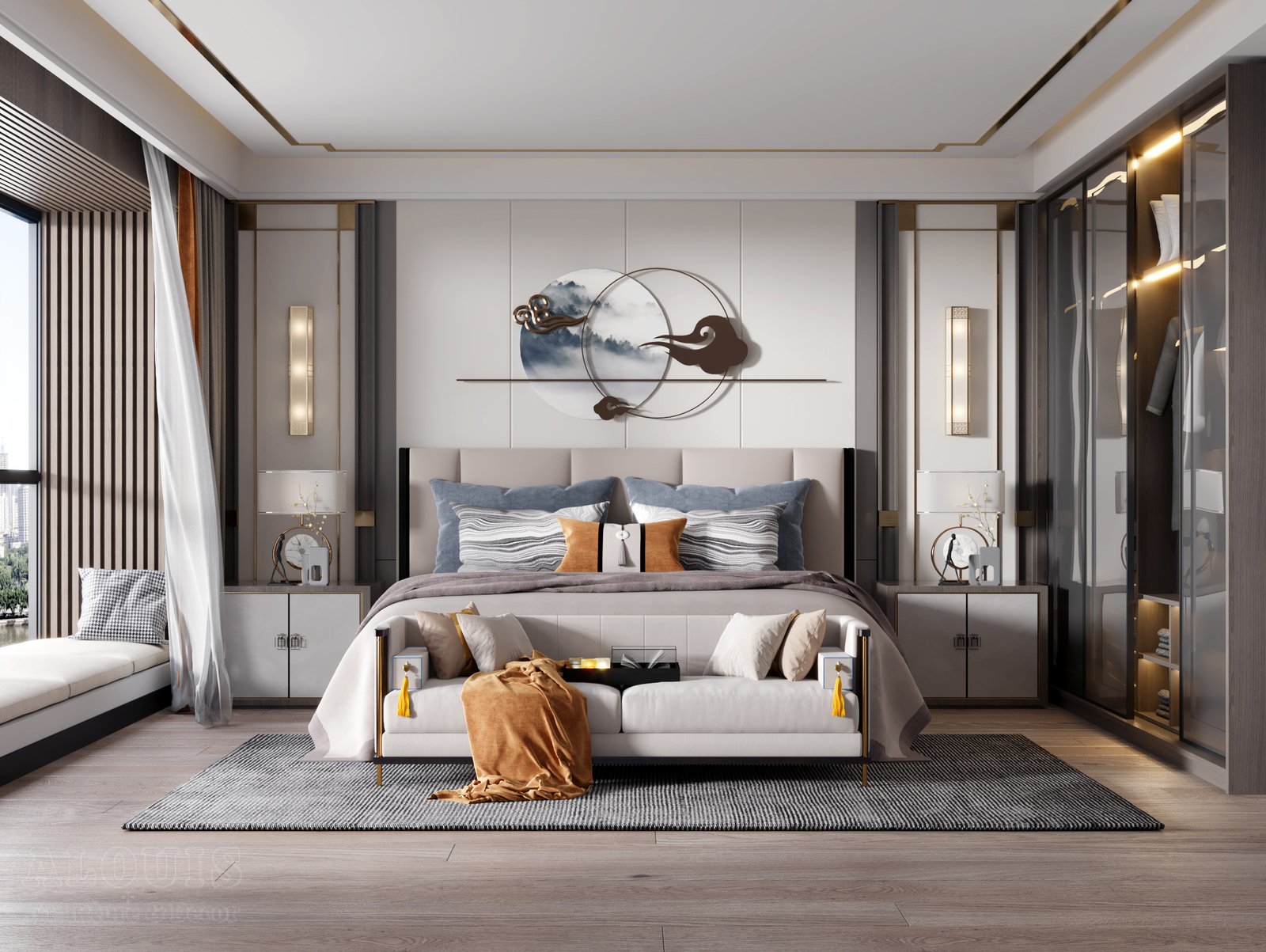 Mẫu thiết kế nội thất phòng ngủ - Nội thất GIA TRƯỜNG AN chuyên thi công nội thất phòng ngủ 98