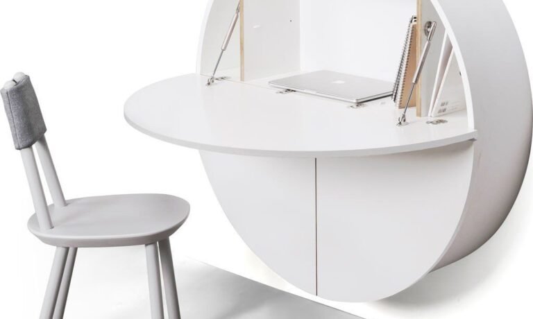 BÀN LÀM VIỆC TREO TƯỜNG TẠI NHÀ ĐỘC ĐÁO 02 - Gia Trường An