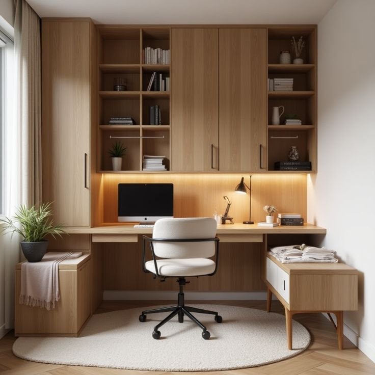Những mẫu bàn làm việc kết hợp kệ sách đẹp, tiện lợi cho không gian tại TP Hồ Chí Minh - Gia Trường An