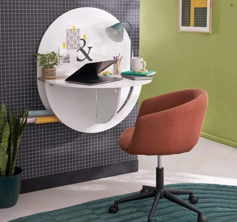 BÀN LÀM VIỆC TREO TƯỜNG TẠI NHÀ ĐỘC ĐÁO 02 - Gia Trường An