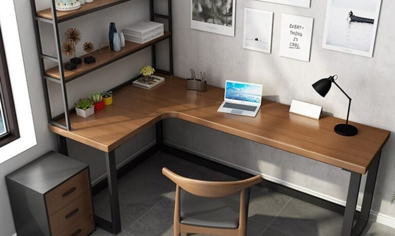 Những mẫu bàn làm việc kết hợp kệ sách đẹp, tiện lợi cho không gian tại TP Hồ Chí Minh - Gia Trường An