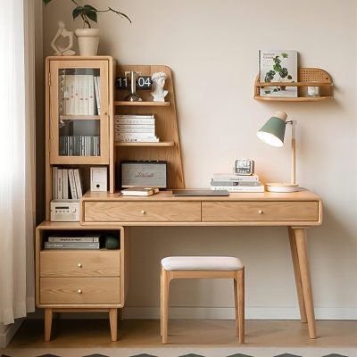 35 Những mẫu bàn làm việc kết hợp kệ sách đẹp, tiện lợi cho không gian tại TP Hồ Chí Minh - Gia Trường An