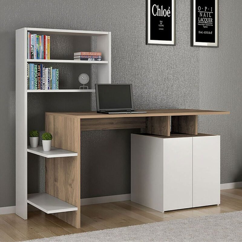 48 Những mẫu bàn làm việc kết hợp kệ sách đẹp, tiện lợi cho không gian tại TP Hồ Chí Minh - Gia Trường An