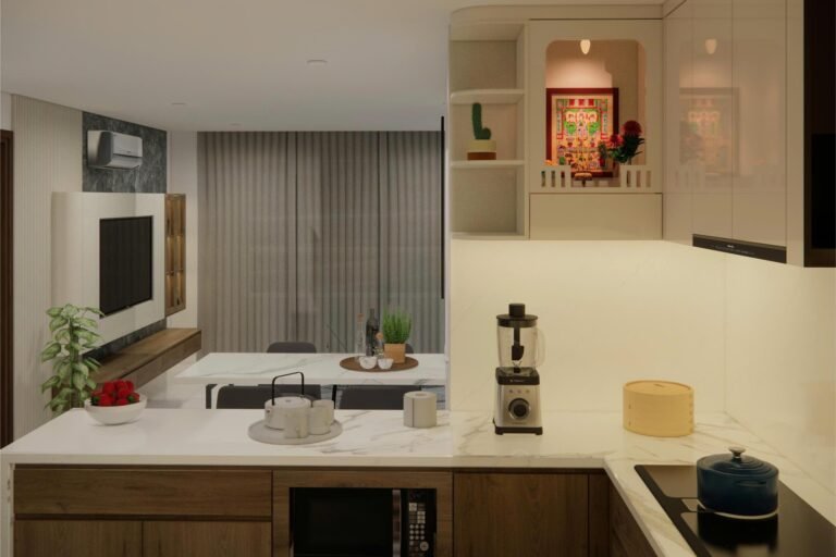 6 THIẾT KẾ VÀ THI CÔNG NỘI THẤT CĂN HỘ SUNRISE CITY CHỊ HƯƠNG QUẬN 7 - HOÀN THIỆN THEO THIẾT KẾ, BÀN GIAO ĐÚNG HẸN - Gia Trường An