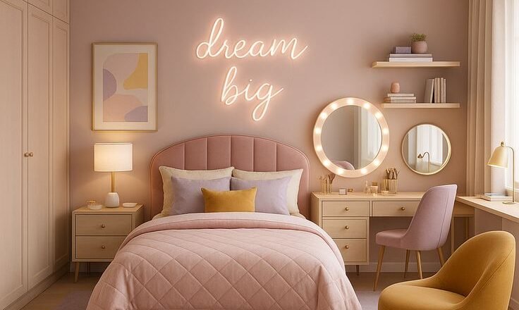 CÁC GỢI Ý TRANG TRÍ PHÒNG NGỦ DỄ THƯƠNG CHO NÀNG - Gia Trường An