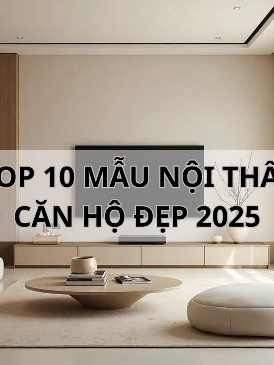TOP 10 MẪU NỘI THẤT CĂN HỘ ĐẸP 2025 - Gia Trường An