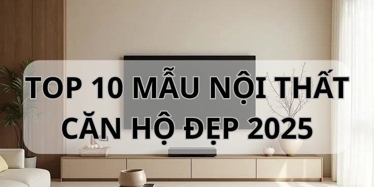 TOP 10 MẪU CĂN HỘ ĐẸP 2025 TOP 10 MẪU NỘI THẤT CĂN HỘ ĐẸP 2025 - Gia Trường An