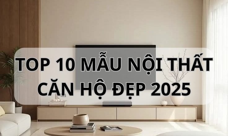 TOP 10 MẪU NỘI THẤT CĂN HỘ ĐẸP 2025 - Gia Trường An