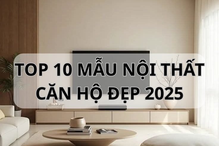 TOP 10 MẪU CĂN HỘ ĐẸP 2025 TOP 10 MẪU NỘI THẤT CĂN HỘ ĐẸP 2025 - Gia Trường An