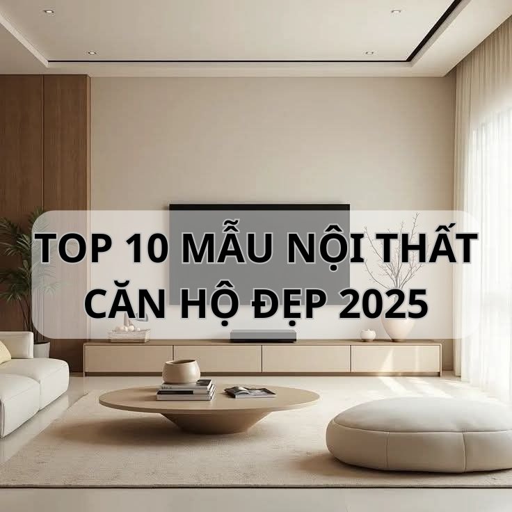 TOP 10 MẪU NỘI THẤT CĂN HỘ ĐẸP 2025 - Gia Trường An