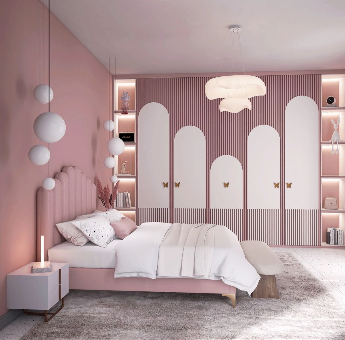 1 THIẾT KẾ PHÒNG NGỦ CHO BÉ GÁI PHONG CÁCH PASTEL – NHẸ NHÀNG VÀ DỄ THƯƠNG - Gia Trường An