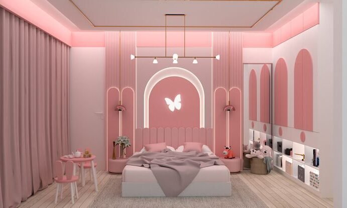 2 THIẾT KẾ PHÒNG NGỦ CHO BÉ GÁI PHONG CÁCH PASTEL – NHẸ NHÀNG VÀ DỄ THƯƠNG - Gia Trường An