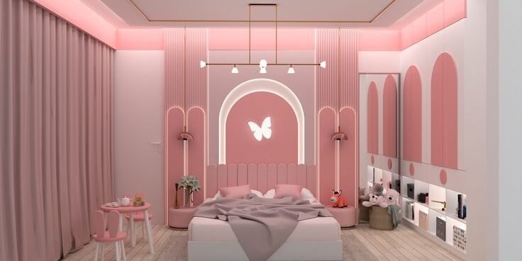 2 THIẾT KẾ PHÒNG NGỦ CHO BÉ GÁI PHONG CÁCH PASTEL – NHẸ NHÀNG VÀ DỄ THƯƠNG - Gia Trường An