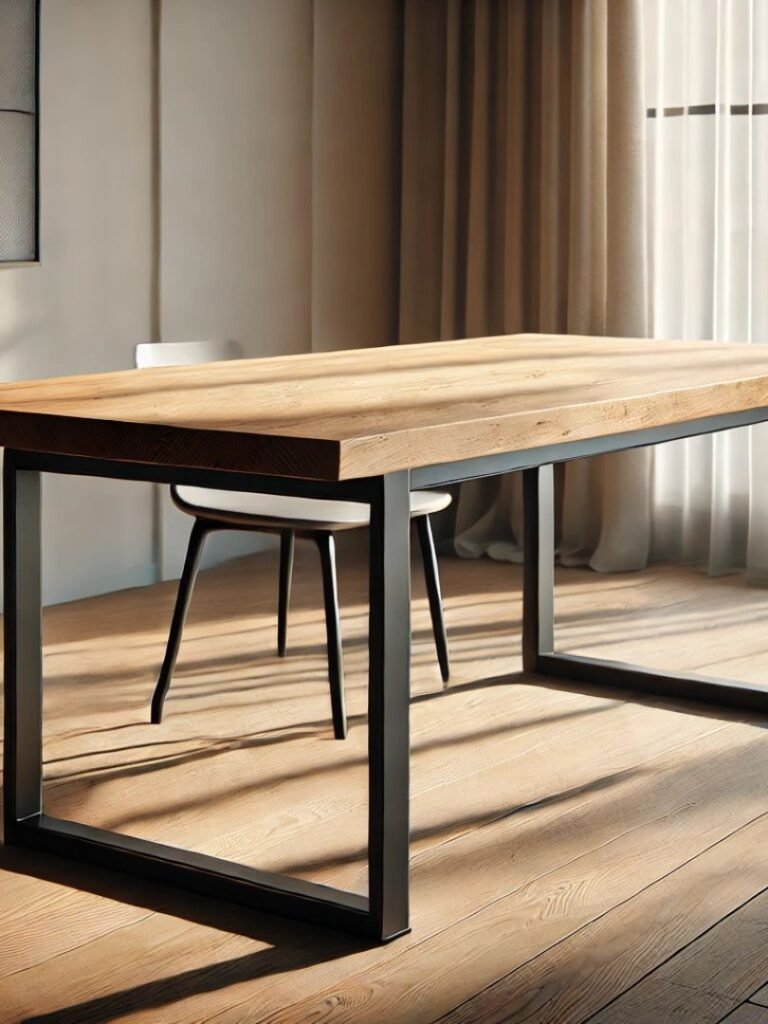 1 MẪU BÀN LÀM VIỆC KHUNG CHÂN SẮT ĐẶT GIA CÔNG THEO THIẾT KẾ RIÊNG THÌ CÓ THỂ ĐẶT SẢN XUẤT Ở ĐÂU? - Gia Trường An