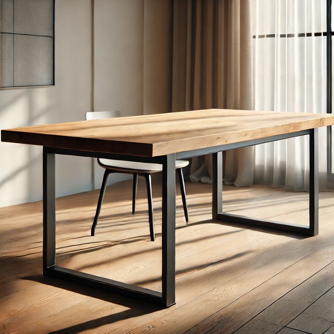 1 MẪU BÀN LÀM VIỆC KHUNG CHÂN SẮT ĐẶT GIA CÔNG THEO THIẾT KẾ RIÊNG THÌ CÓ THỂ ĐẶT SẢN XUẤT Ở ĐÂU? - Gia Trường An